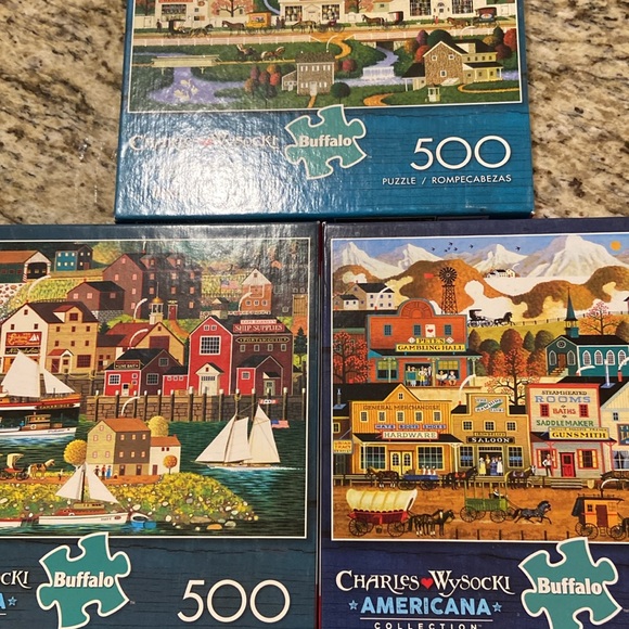 Three Charles Wysocki Puzzles - Picture 4 of 4